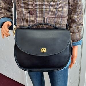 Coach Large Plaza #014-3010 Navy Blue